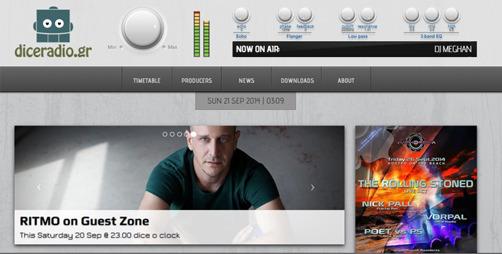 Dice Radio Web Portal feature image