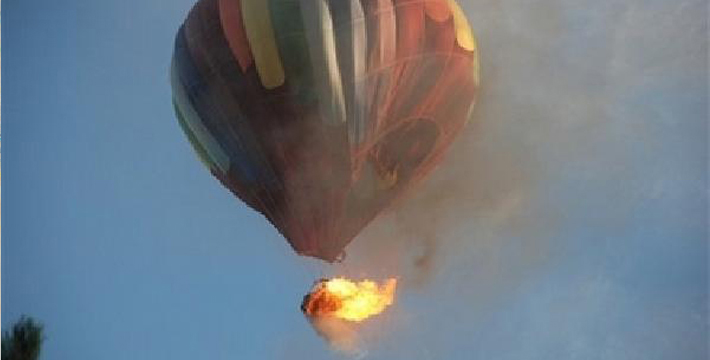 A man in a hot air balloon feature image